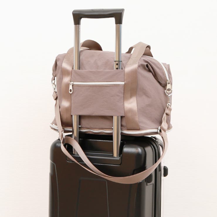 カシュカシュ cachecache / ポータブルシワナイロンボストンバッグ | UNBILLION | 詳細画像14 