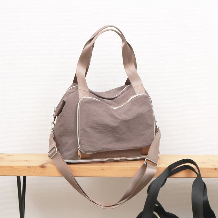 カシュカシュ cachecache / ポータブルシワナイロンボストンバッグ | UNBILLION | 詳細画像3 