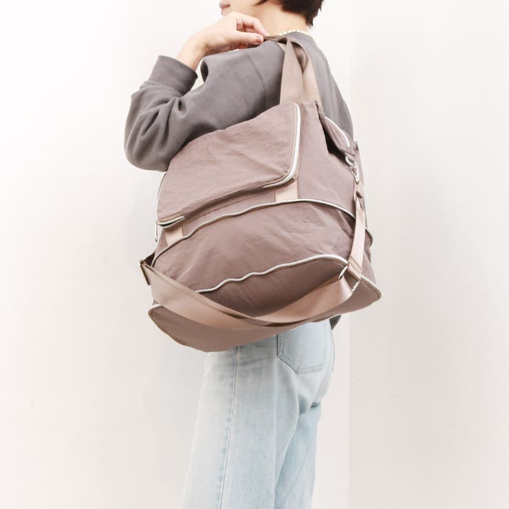 カシュカシュ cachecache / ポータブルシワナイロンボストンバッグ | UNBILLION | 詳細画像4 