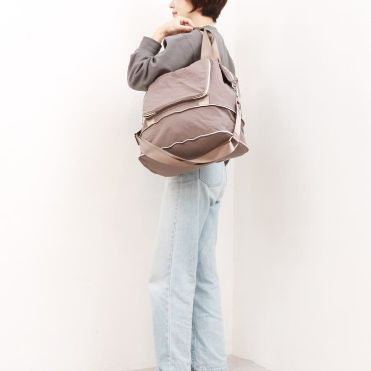 カシュカシュ cachecache / ポータブルシワナイロンボストンバッグ | UNBILLION | 詳細画像5 