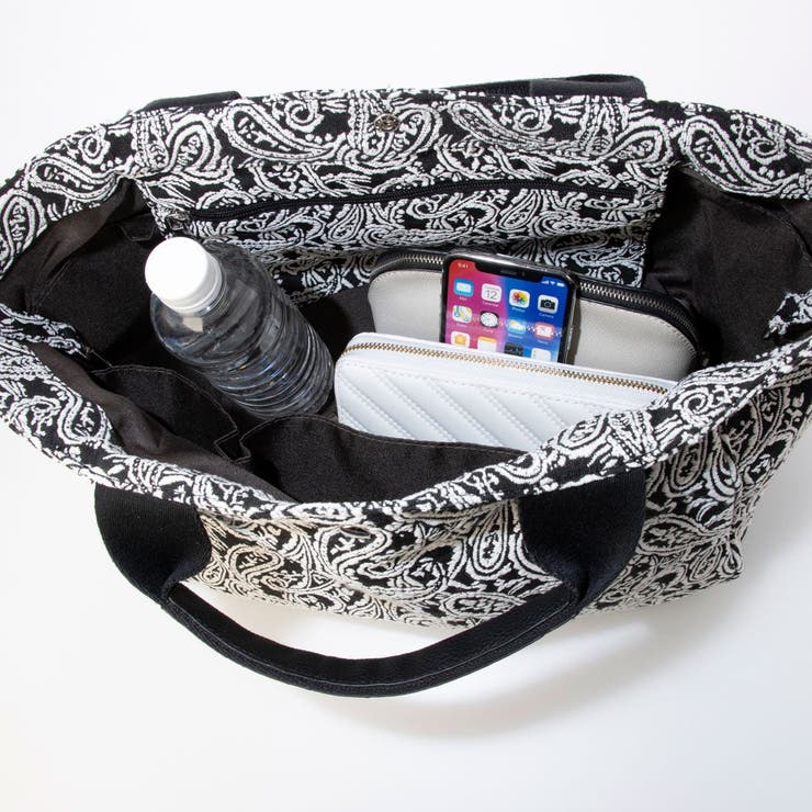 カシュカシュ cachecache / ペーズリー柄ジャガードトートバッグ | UNBILLION | 詳細画像12 