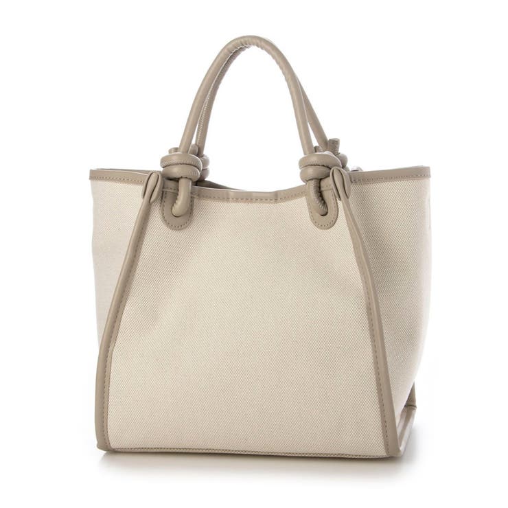 グレー | カシュカシュ cachecache / ノットハンドルエルガリートートバッグ | UNBILLION