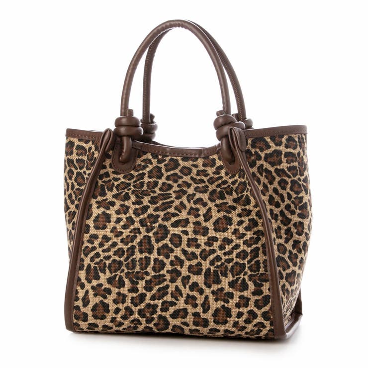 レオパード | カシュカシュ cachecache / ノットハンドルエルガリートートバッグ | UNBILLION