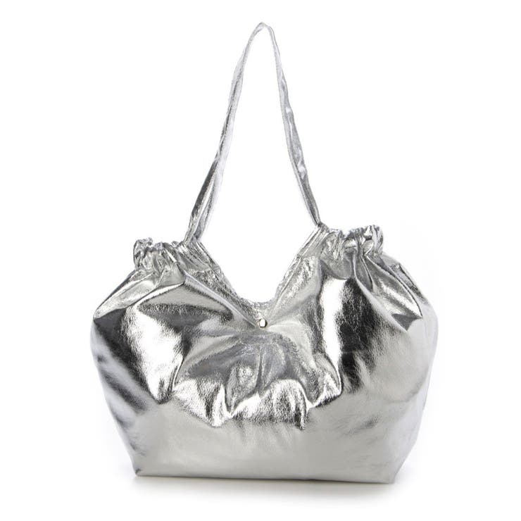 カシュカシュ cachecache / メタリックギャザーパッカブルトート | UNBILLION | 詳細画像1 