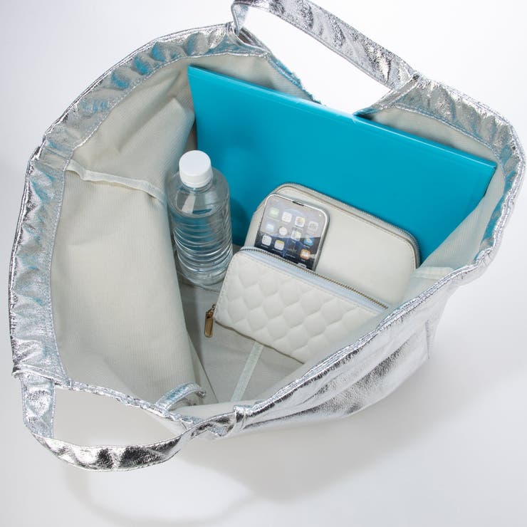 カシュカシュ cachecache / メタリックギャザーパッカブルトート | UNBILLION | 詳細画像5 