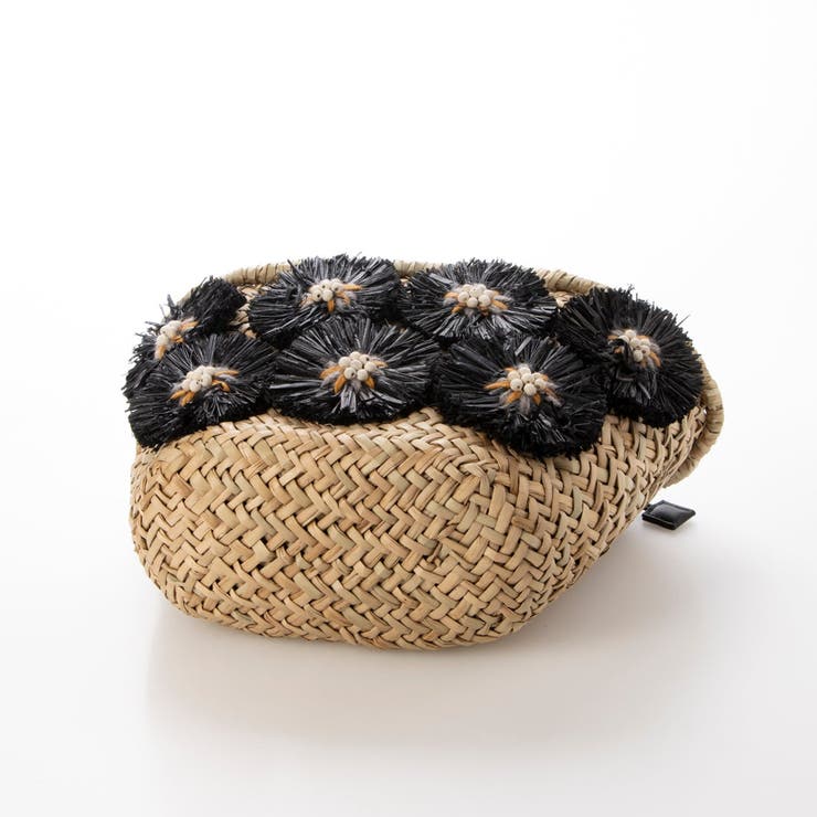 カシュカシュ cachecache / ラフィアフラワー付カゴバッグ | UNBILLION | 詳細画像21 