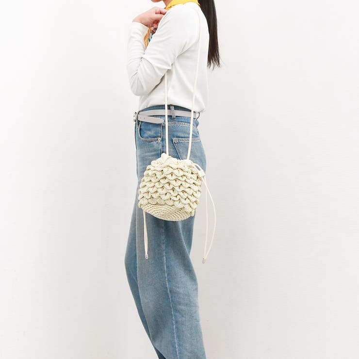 カシュカシュ cachecache / クロッシェミニ巾着バッグ | UNBILLION | 詳細画像3 