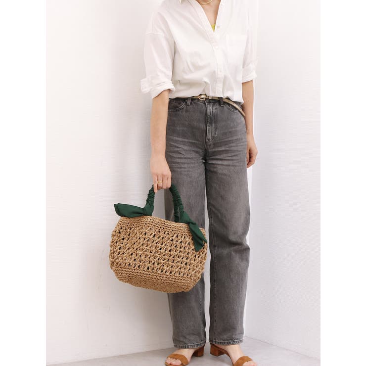 カシュカシュ cachecache / 下がりリボン柄編みトート | UNBILLION | 詳細画像12 