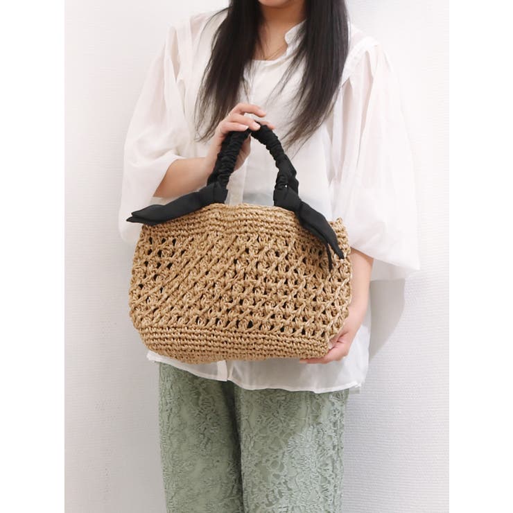 カシュカシュ cachecache / 下がりリボン柄編みトート | UNBILLION | 詳細画像19 