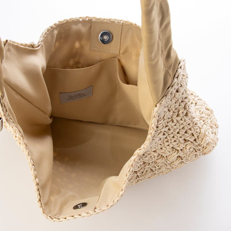 カシュカシュ / ドロストギャザーハンドル柄編2wayトート | UNBILLION | 詳細画像13 