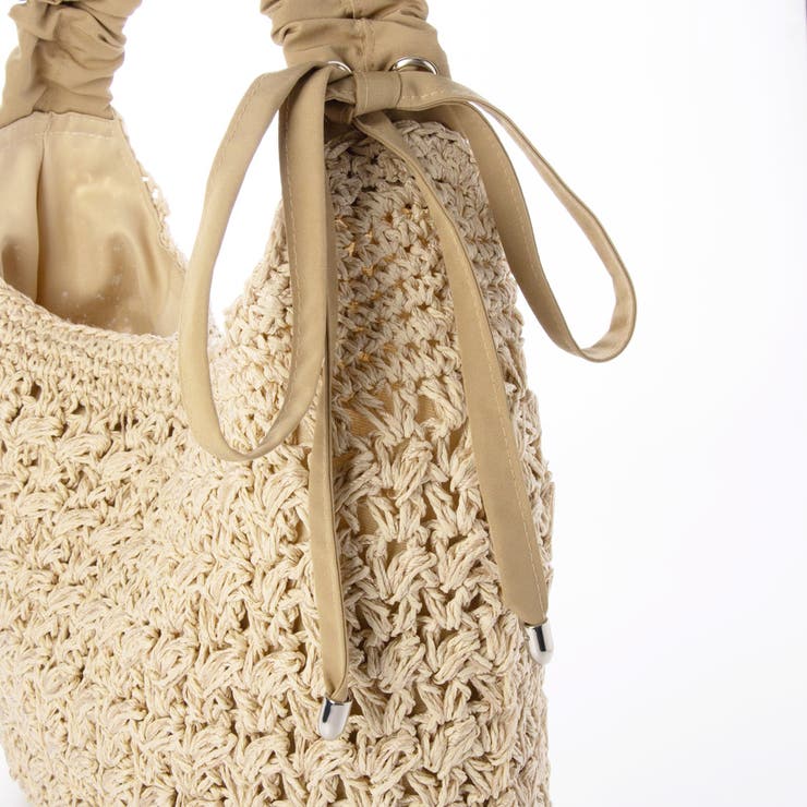 カシュカシュ / ドロストギャザーハンドル柄編2wayトート | UNBILLION | 詳細画像14 