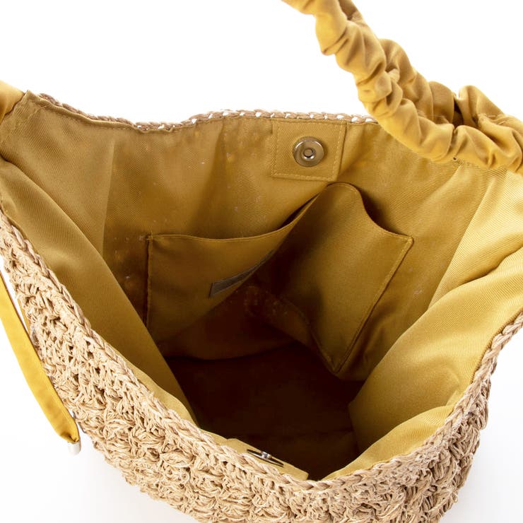 カシュカシュ / ドロストギャザーハンドル柄編2wayトート | UNBILLION | 詳細画像21 