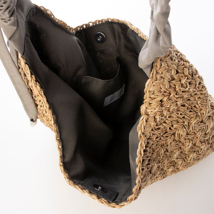 カシュカシュ / ドロストギャザーハンドル柄編2wayトート | UNBILLION | 詳細画像33 