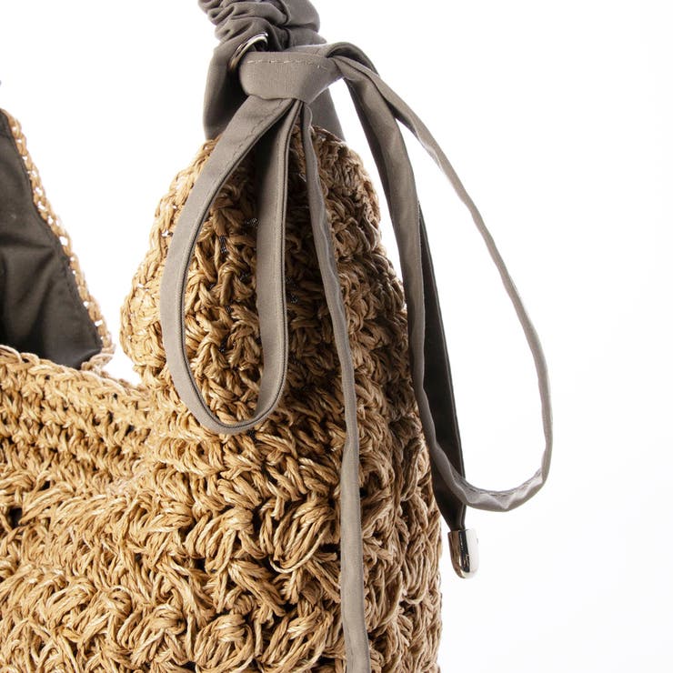 カシュカシュ / ドロストギャザーハンドル柄編2wayトート | UNBILLION | 詳細画像34 