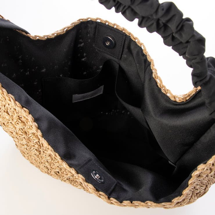 カシュカシュ / ドロストギャザーハンドル柄編2wayトート | UNBILLION | 詳細画像8 