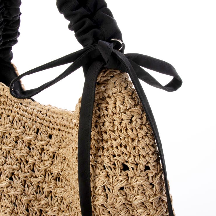 カシュカシュ / ドロストギャザーハンドル柄編2wayトート | UNBILLION | 詳細画像9 