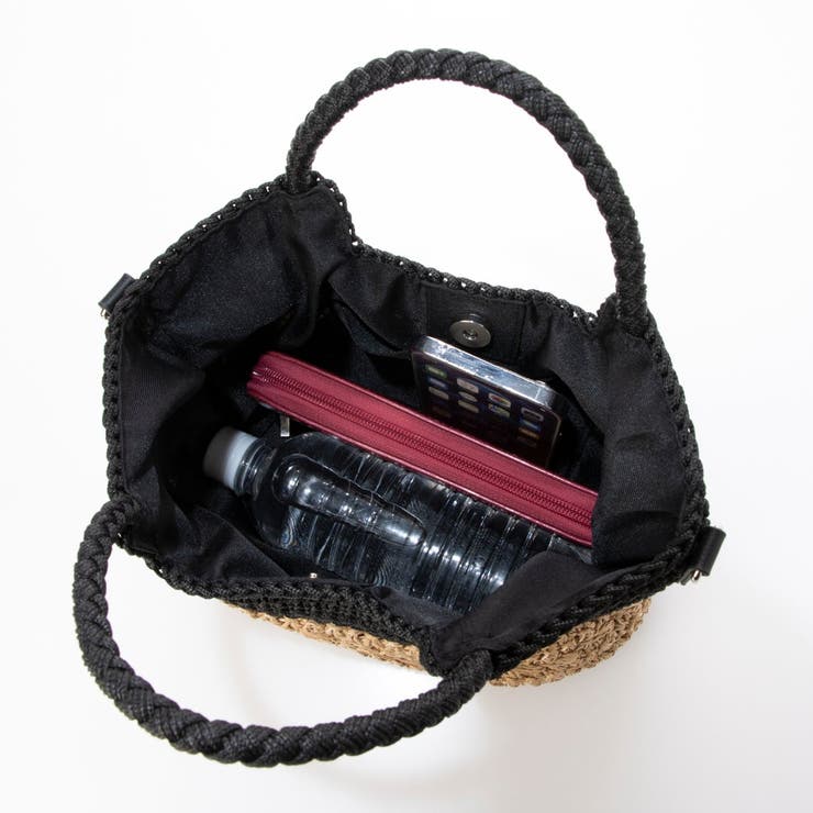 カシュカシュ cachecache / 切替柄編2wayミニトート | UNBILLION | 詳細画像21 