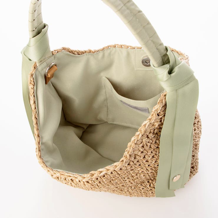 カシュカシュ / 下がりグログランクロッシェ2wayミニトート | UNBILLION | 詳細画像32 