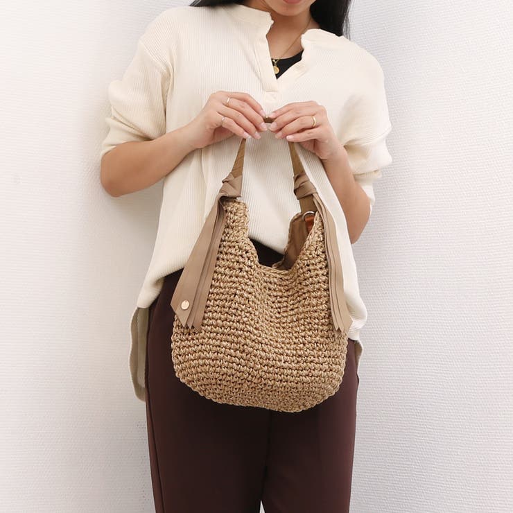 カシュカシュ / 下がりグログランクロッシェ2wayミニトート | UNBILLION | 詳細画像9 