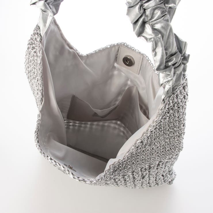 カシュカシュ cachecache / メタリックコードフリルハンドルトート | UNBILLION | 詳細画像4 