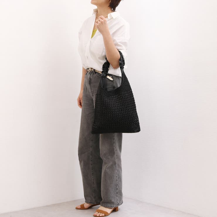 カシュカシュ cachecache / メタリックコードフリルハンドルトート | UNBILLION | 詳細画像8 