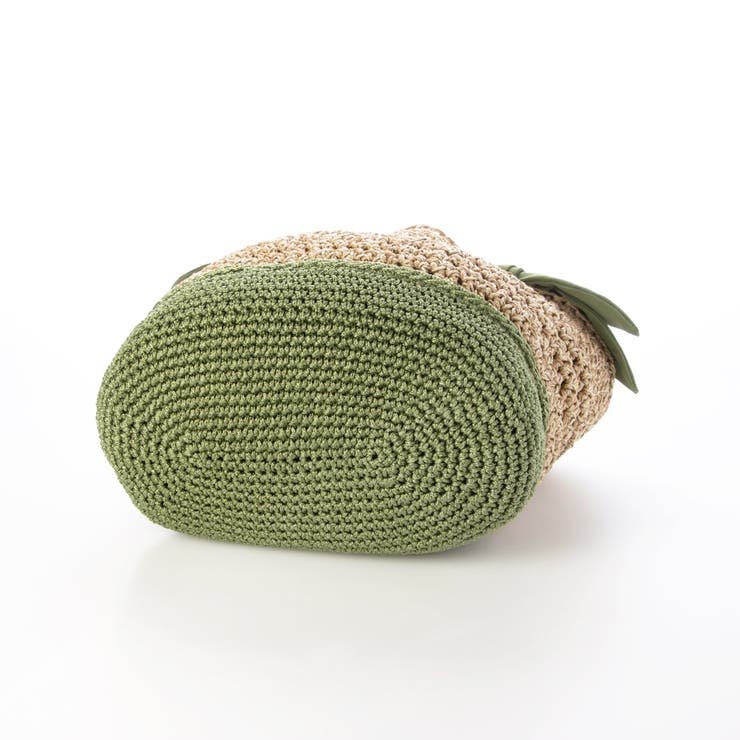 カシュカシュ cachecache / 下がりリボン切替編みトート | UNBILLION | 詳細画像9 