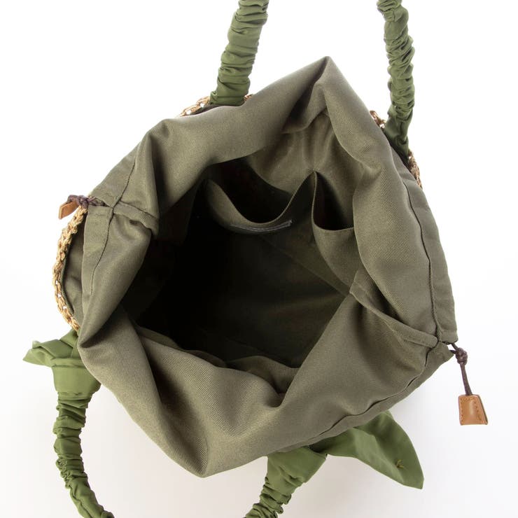 カシュカシュ cachecache / 下がりリボン切替編みトート | UNBILLION | 詳細画像11 