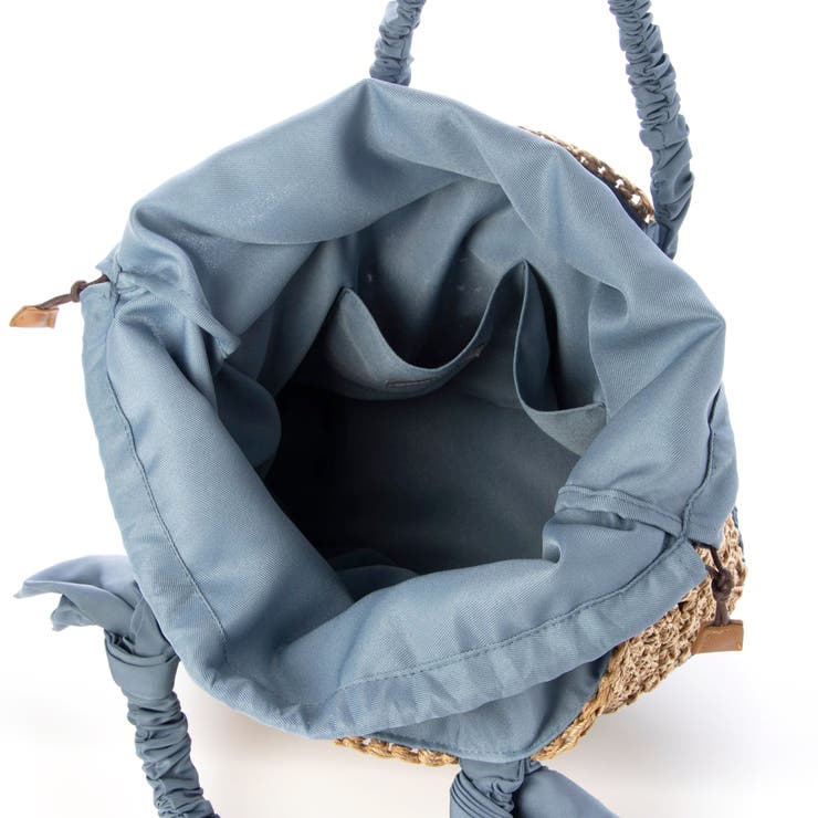 カシュカシュ cachecache / 下がりリボン切替編みトート | UNBILLION | 詳細画像17 