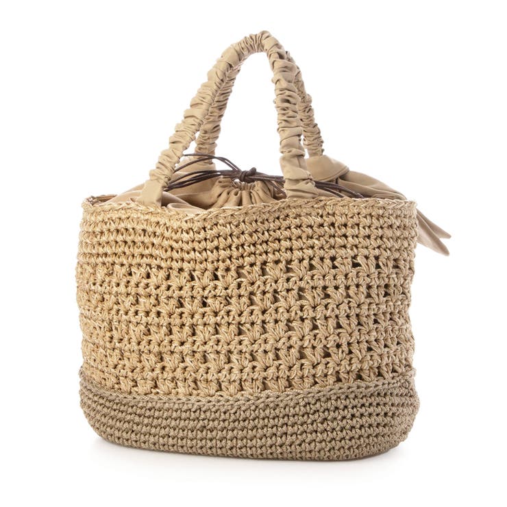 カシュカシュ cachecache / 下がりリボン切替編みトート | UNBILLION | 詳細画像21 