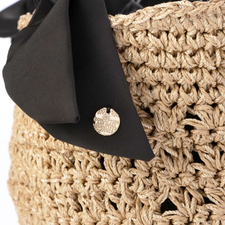 カシュカシュ cachecache / 下がりリボン切替編みトート | UNBILLION | 詳細画像32 