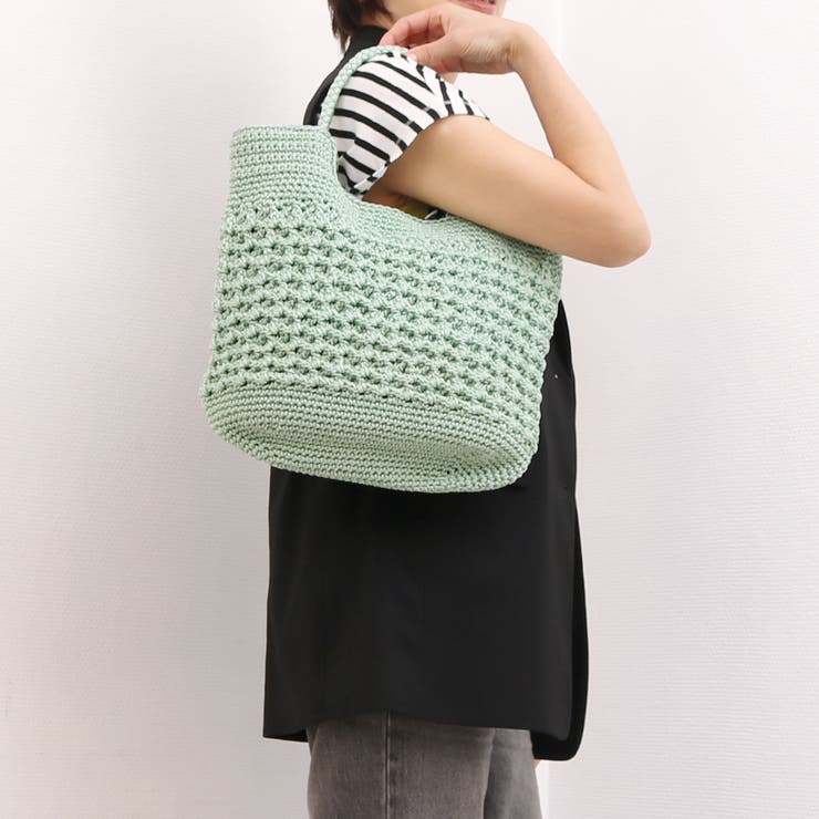 カシュカシュ cachecache / 柄編みベーシックトート | UNBILLION | 詳細画像2 