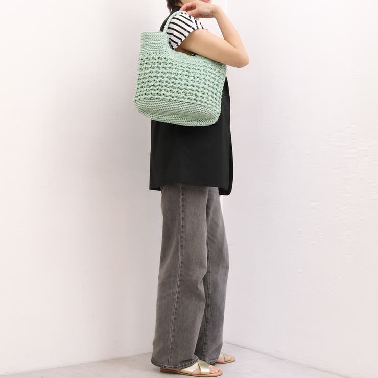 カシュカシュ cachecache / 柄編みベーシックトート | UNBILLION | 詳細画像3 