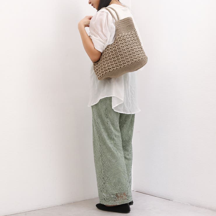 カシュカシュ cachecache / 柄編みベーシックトート | UNBILLION | 詳細画像5 