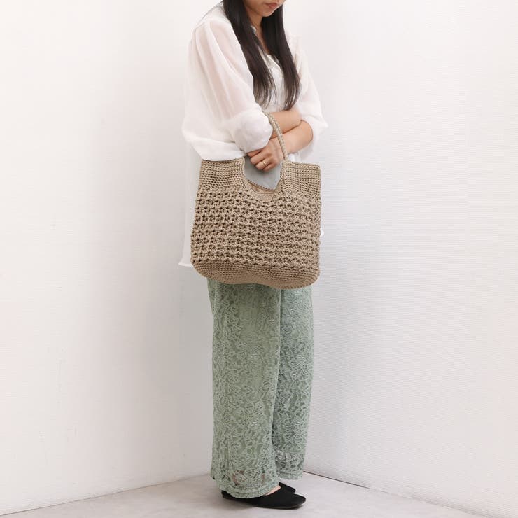 カシュカシュ cachecache / 柄編みベーシックトート | UNBILLION | 詳細画像6 