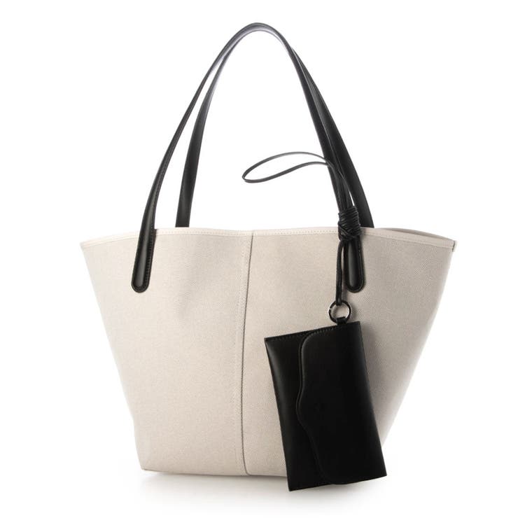 ブラック | カシュカシュ cachecache / エルガリー横型トートバッグ | UNBILLION