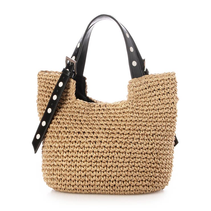 カシュカシュ cachecache / ドット刺繍ハンドル手編みトート | UNBILLION | 詳細画像9 