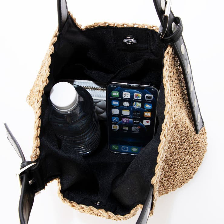 カシュカシュ cachecache / ドット刺繍ハンドル手編みトート | UNBILLION | 詳細画像12 