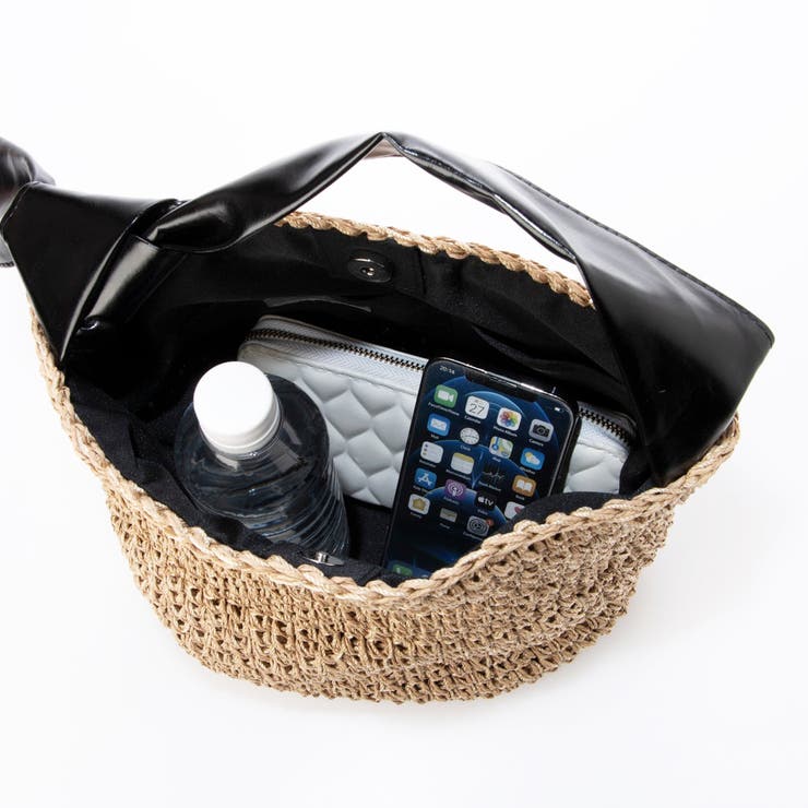 カシュカシュ cachecache / リボンハンドルクロッシェミニトート | UNBILLION | 詳細画像15 