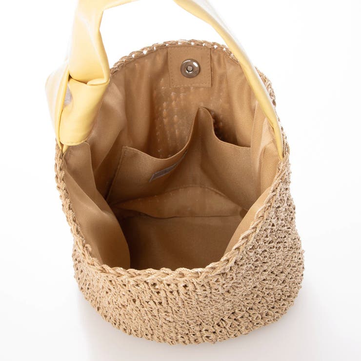 カシュカシュ cachecache / リボンハンドルクロッシェミニトート | UNBILLION | 詳細画像4 