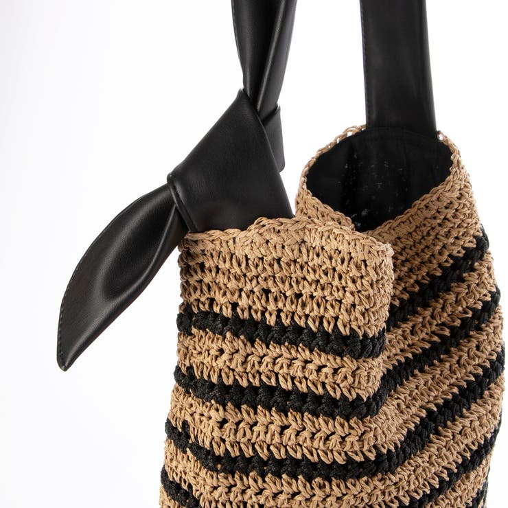 カシュカシュ cachecache / 柄ボーダークロッシェトート | UNBILLION | 詳細画像8 