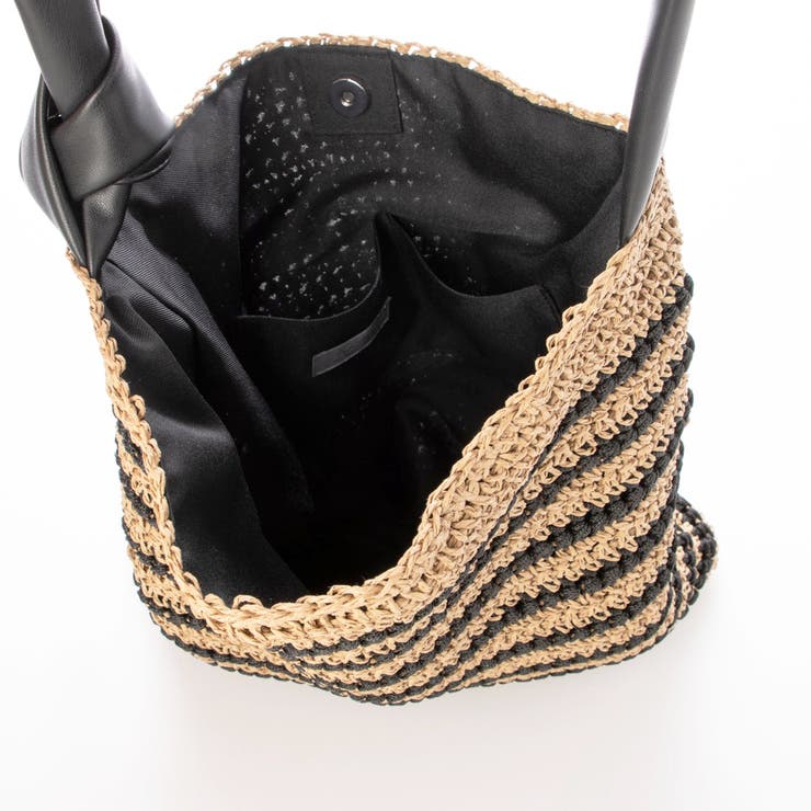 カシュカシュ cachecache / 柄ボーダークロッシェトート | UNBILLION | 詳細画像9 