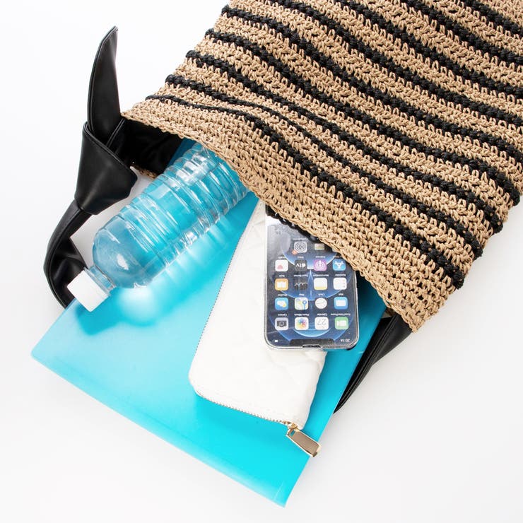 カシュカシュ cachecache / 柄ボーダークロッシェトート | UNBILLION | 詳細画像10 