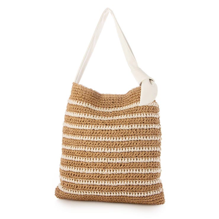 カシュカシュ cachecache / 柄ボーダークロッシェトート | UNBILLION | 詳細画像2 