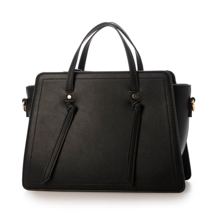 ブラック | カシュカシュ cachecache / 結びハンドルバンドバッグ | UNBILLION