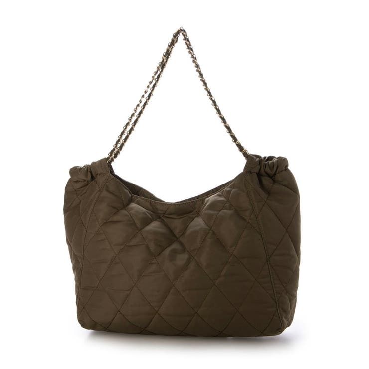 ブラウン | カシュカシュ cachecache / ナイロンキルトチェーントート | UNBILLION