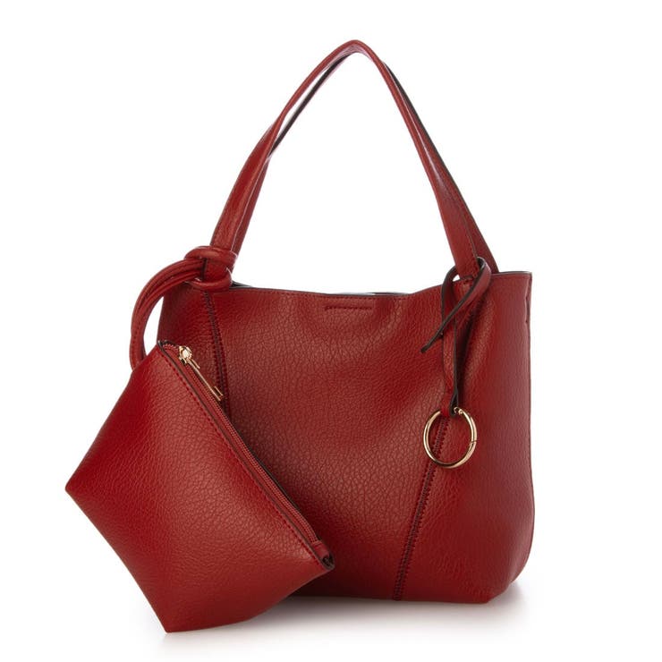 ワイン | カシュカシュ cachecache / ジグザグステッチ変形ミニバッグ | UNBILLION