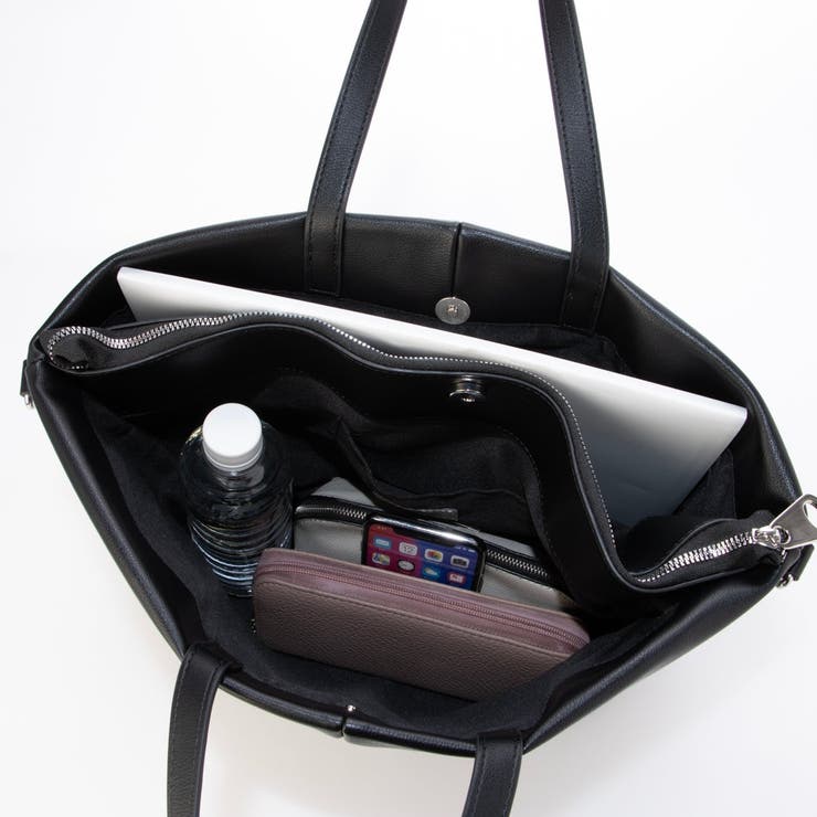 カシュカシュ cachecache / 収納ポケット付2wayソフトトート | UNBILLION | 詳細画像4 