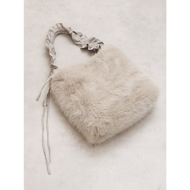 カシュカシュ cachecache / フリルワンハンドルエコファートート | UNBILLION | 詳細画像1 