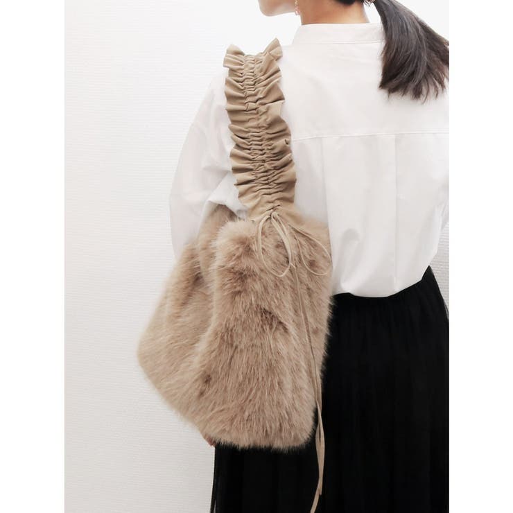 カシュカシュ cachecache / フリルワンハンドルエコファートート | UNBILLION | 詳細画像6 