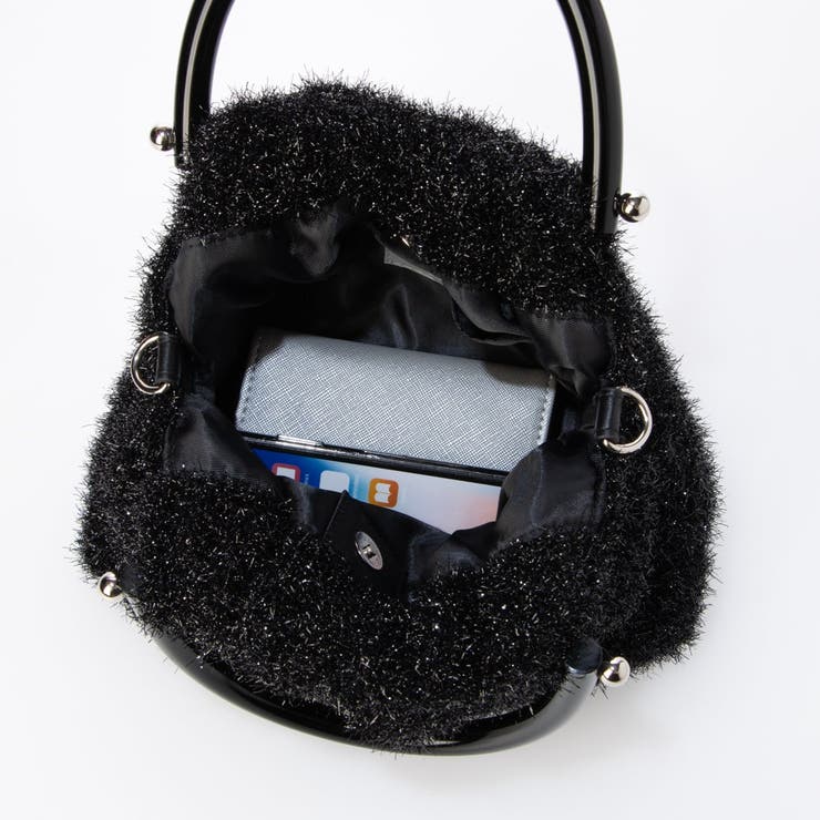 カシュカシュ / プラ手ハンドルキラキラミニ2wayバッグ | UNBILLION | 詳細画像12 